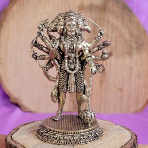 Brass Panchmukhi Hanuman 6 Inch KBH11250