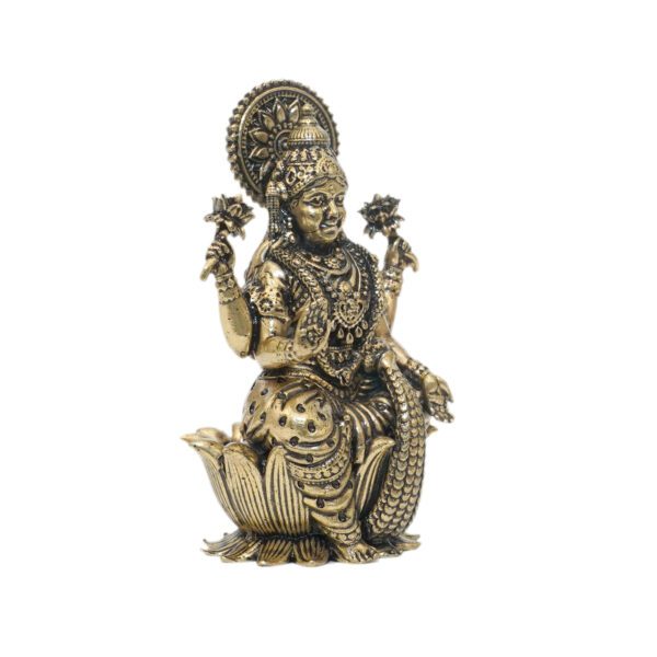 KALARAMBH Brass Lakshmi 2.5 Inch, 1 Pcs BH10862