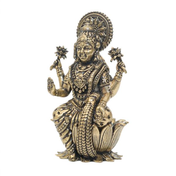 KALARAMBH Brass Lakshmi 2.5 Inch, 1 Pcs BH10862