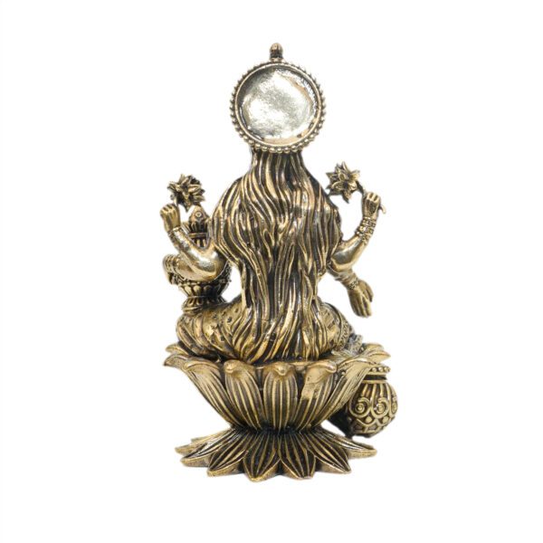 KALARAMBH Brass Lakshmi 3.8 Inch, 1 Pcs BH10787