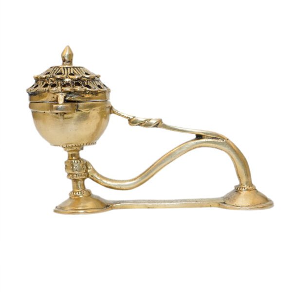 KALARAMBH Brass Dhoop Dani 4 Inch, 1 Pcs BH10884