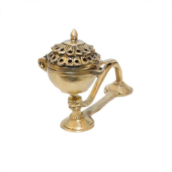 KALARAMBH Brass Dhoop Dani 4 Inch, 1 Pcs BH10884