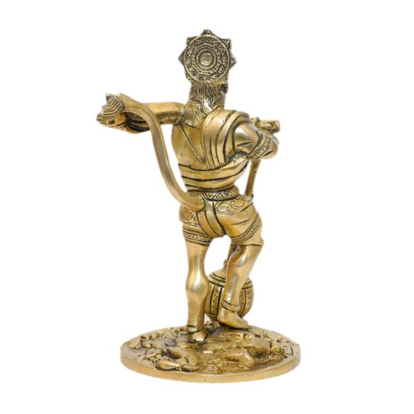 KALARAMBH Brass Hanuman 7 Inch, 1 Pcs BH10885