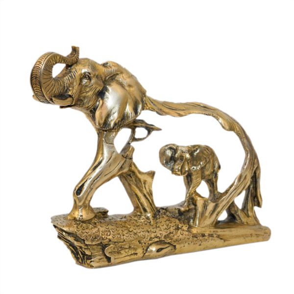 KALARAMBH Brass Elephant 6.3 Inch, 1 Pcs BH10888