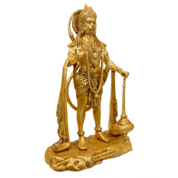 King of Salangpur Brass Hanuman Murti 16.5"Height BH10892_2