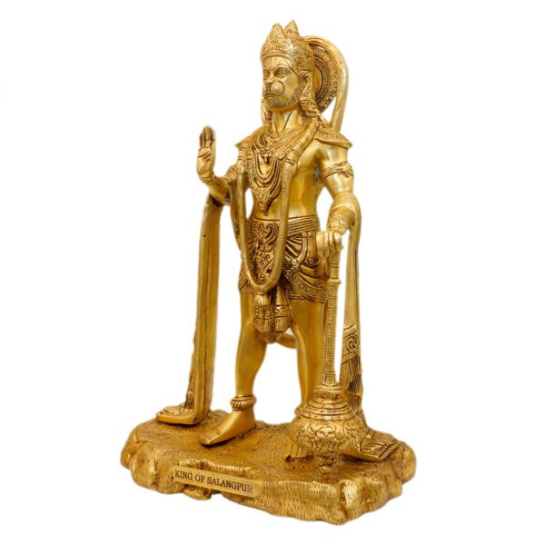 King of Salangpur Brass Hanuman Murti 16.5"Height BH10892_3