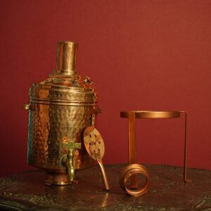 KALARAMBH brass & coper Copper Water Heater Bumbo 10 Inch, 1 Pcs BH08279