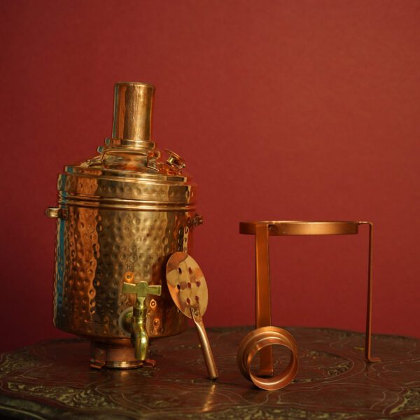 KALARAMBH brass & coper Copper Water Heater Bumbo 10 Inch, 1 Pcs BH08279