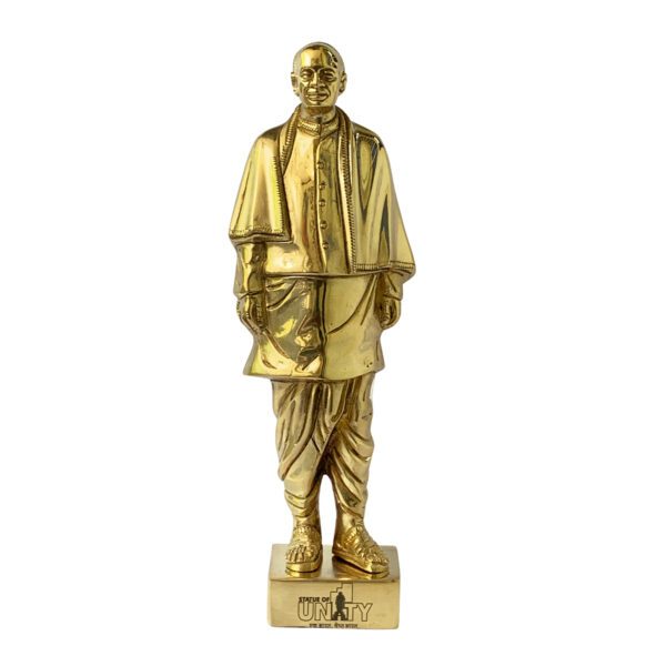 KALARAMBH Brass Sardar Patel Statue 8.8 Inch, 1 Pcs BH08690