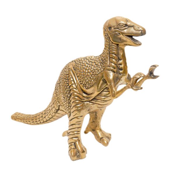 Elegant Brass Dinosaur 6.3"inch Height Premium Prehistoric Art Object BH10956