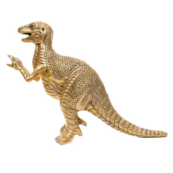Elegant Brass Dinosaur 6.3"inch Height Premium Prehistoric Art Object BH10956