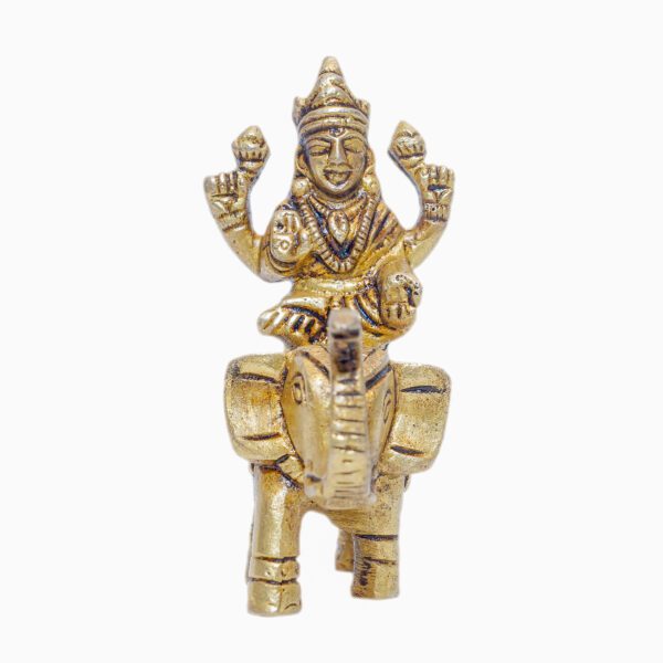 Brass Lakshmi Sitting on Elephant 3" inch height BH10969