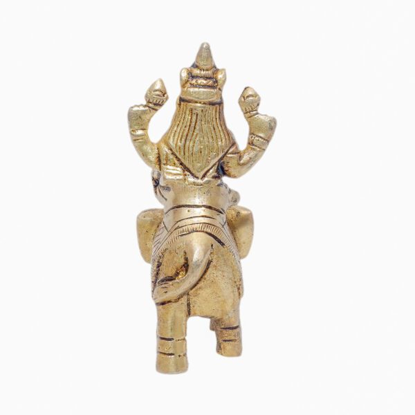 Brass Lakshmi Sitting on Elephant 3" inch height BH10969