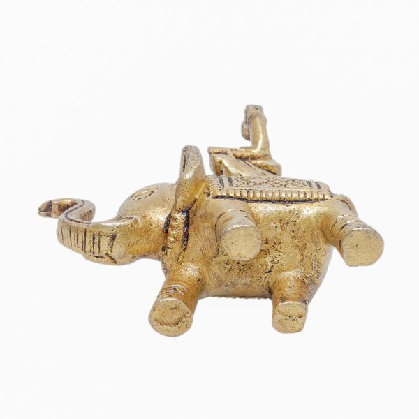 Brass Lakshmi Sitting on Elephant 3" inch height BH10969