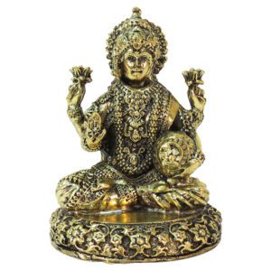 Brass Lakshmi, 4 Inch, KBH09353, Weight is 320 Gram, 1 Pcs