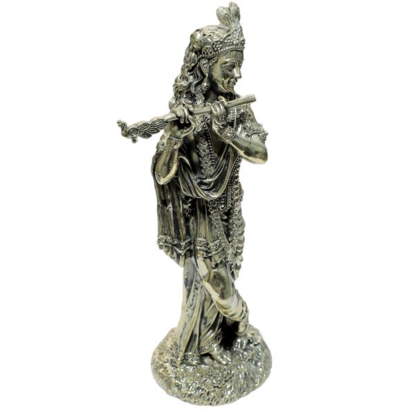 Brass Krishna, 7.9 Inch KBH09569, Weight is 395 Gram, 1 Pcs