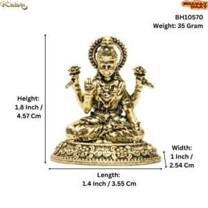 Brass Lakshmi, 1.8 Inch, KBH10570