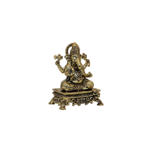 Brass Ganesha, 2.1 Inch, KBH10577