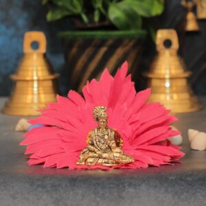 Brass sahajanand swami, 2 Inch, KBH10609