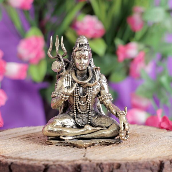 Brass Shiva 2.7 Inch KBH10908