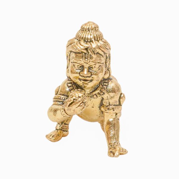 Brass Bal Krishna 1.8 Inch KBH10946