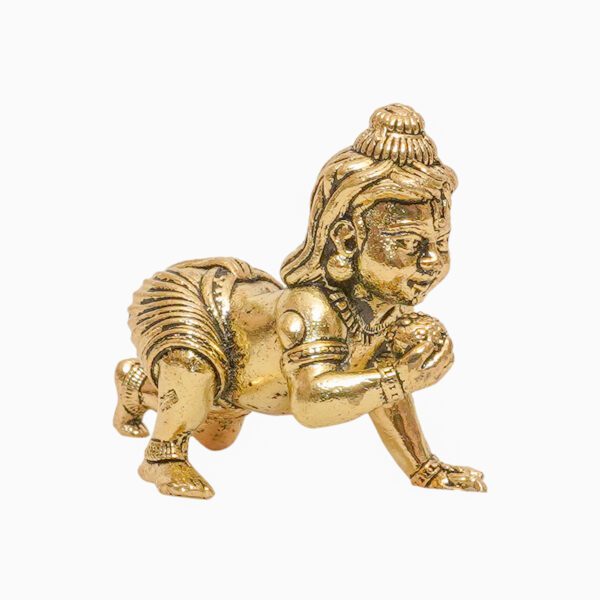 Brass Bal Krishna 1.8 Inch KBH10946