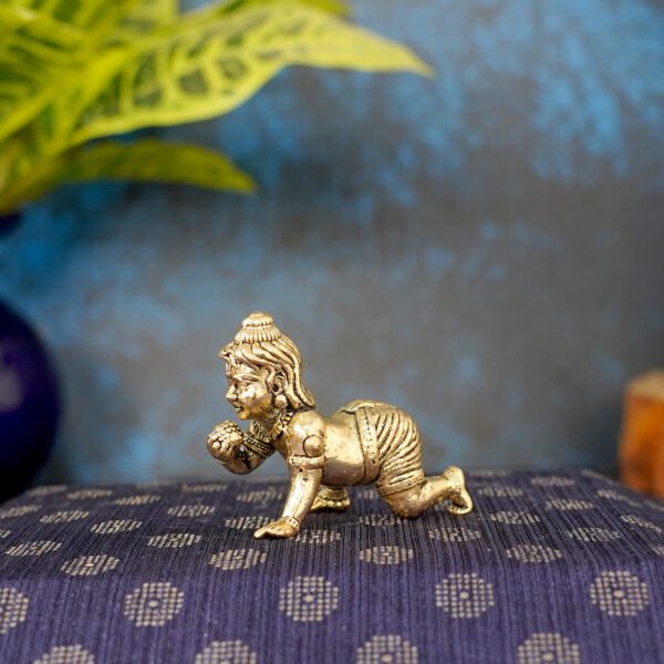 Brass Bal Krishna 1.8 Inch KBH10946