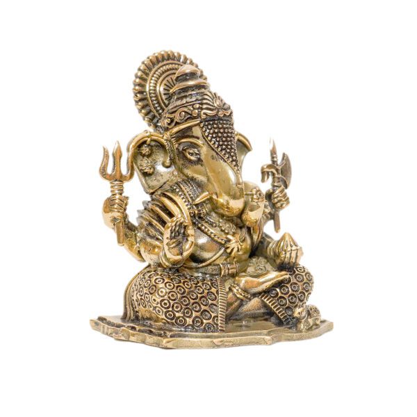 Brass Ganesha 1.8 Inch KBH10978
