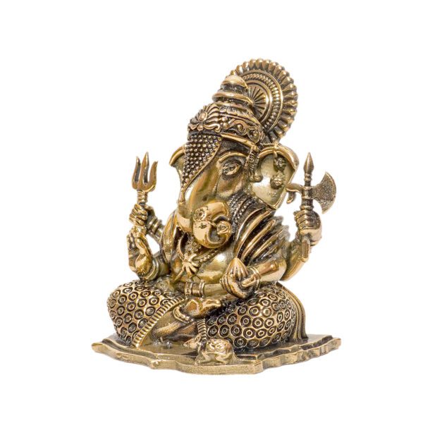 Brass Ganesha 1.8 Inch KBH10978