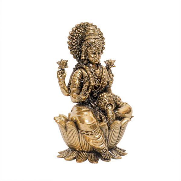 Brass lakshmi 3.8 Inch KBH10996