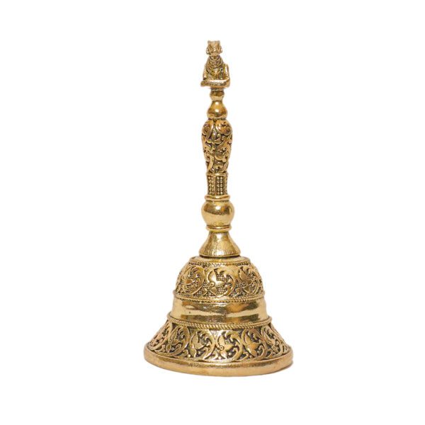Brass Nandi Bell, 3.8 Inch, KBH11005, 1 Pcs