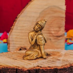 Brass Buddha, 2.2 Inch BH11019