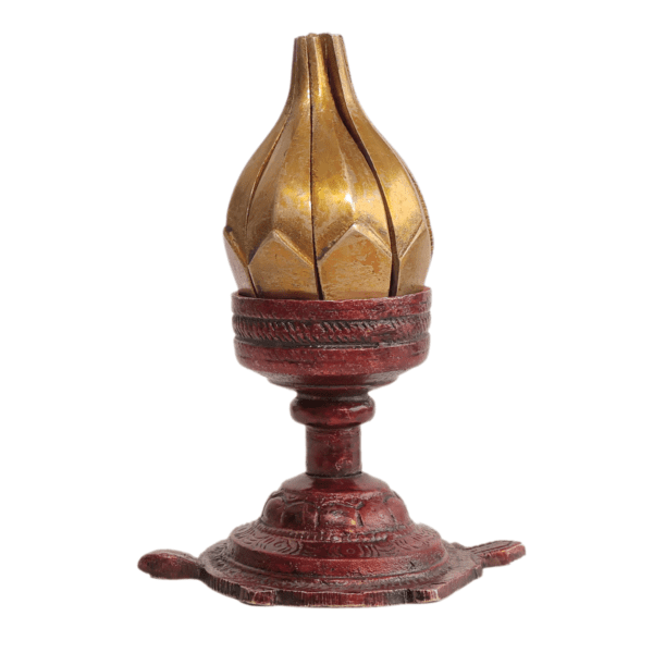 Brass Tortoise Shivling Stand,4.2 Inch BH11033