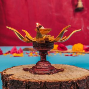 Brass Tortoise Shivling Stand,4.2 Inch BH11033