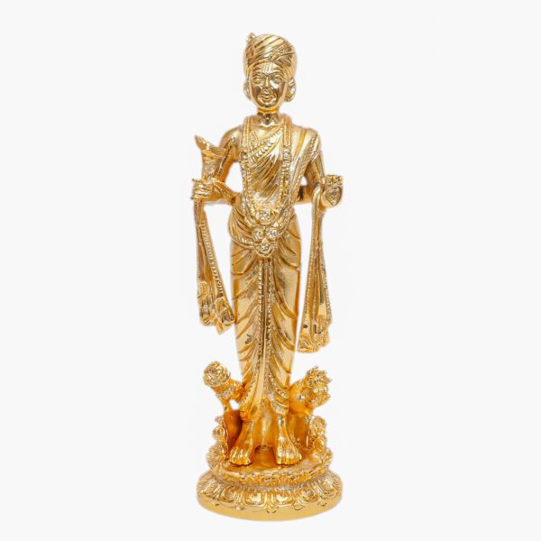 Brass Swaminarayan Pair 2.7 Inch KBH11039