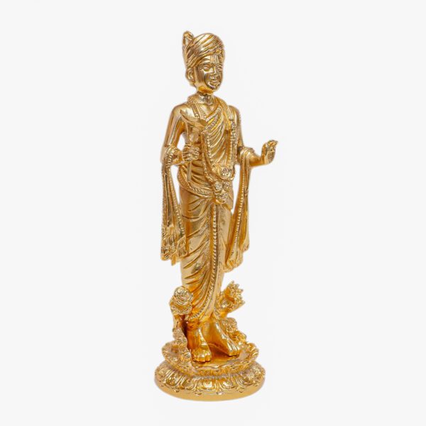 Brass Swaminarayan Pair 2.7 Inch KBH11039