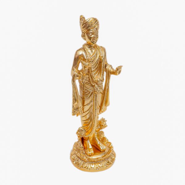 Brass Swaminarayan Pair 2.7 Inch KBH11039