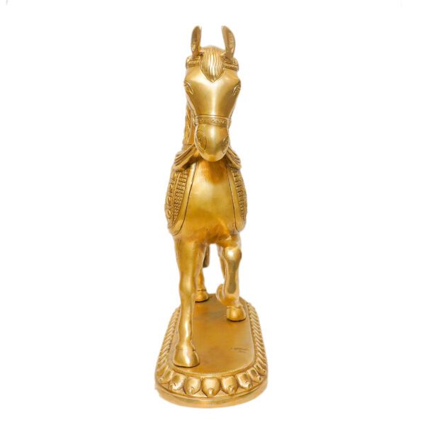 Brass Horse, 15 Inch,KBH11079 , Weight is 8.875 Kg, 1 Pcs