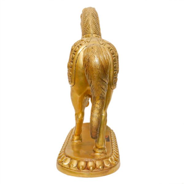 Brass Horse, 15 Inch,KBH11079 , Weight is 8.875 Kg, 1 Pcs