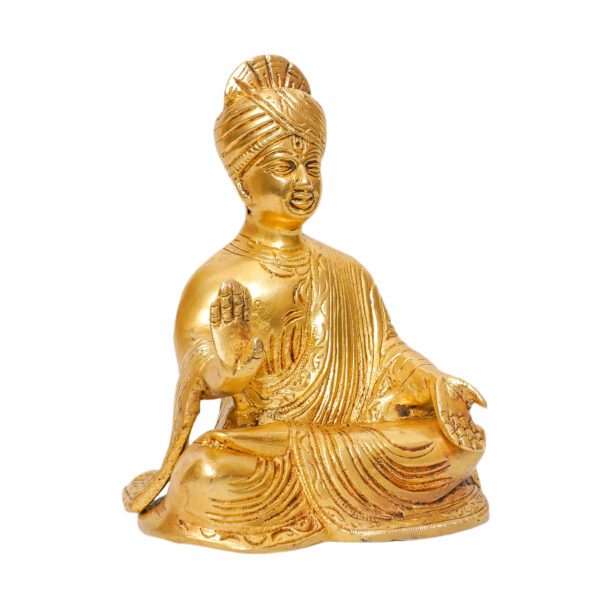 Brass Sahajanand Swami 5.2 Inch KBH11080