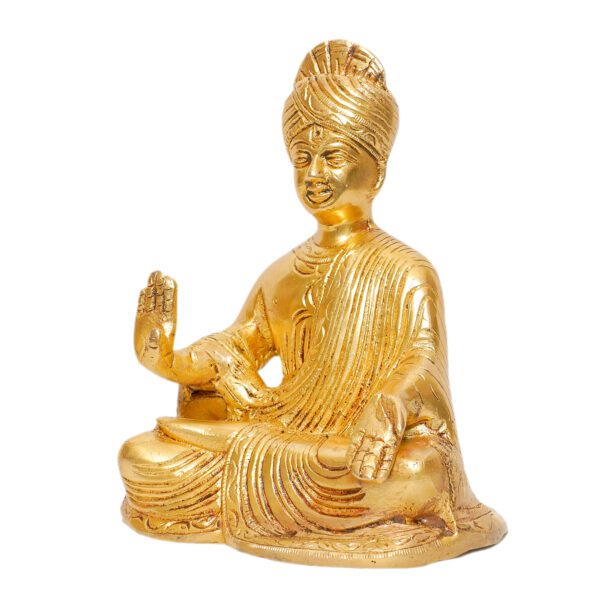 Brass Sahajanand Swami 5.2 Inch KBH11080