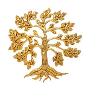 Brass Wall Hanging Tree, 11 Inch, KBH11082, Weight is 1.394 Kg, 1 Pcs