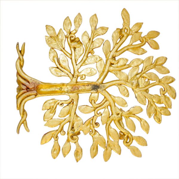 Brass Wall Hanging Tree, 12 Inch,KBH11083, Weight is 2.084 Kg, 1 Pcs