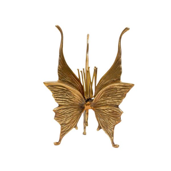 Brass Butterfly Candle Holder 5.5 Inch KBH11087