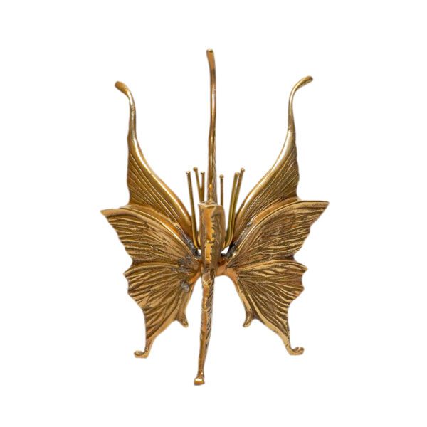 Brass Butterfly Candle Holder 5.5 Inch KBH11087
