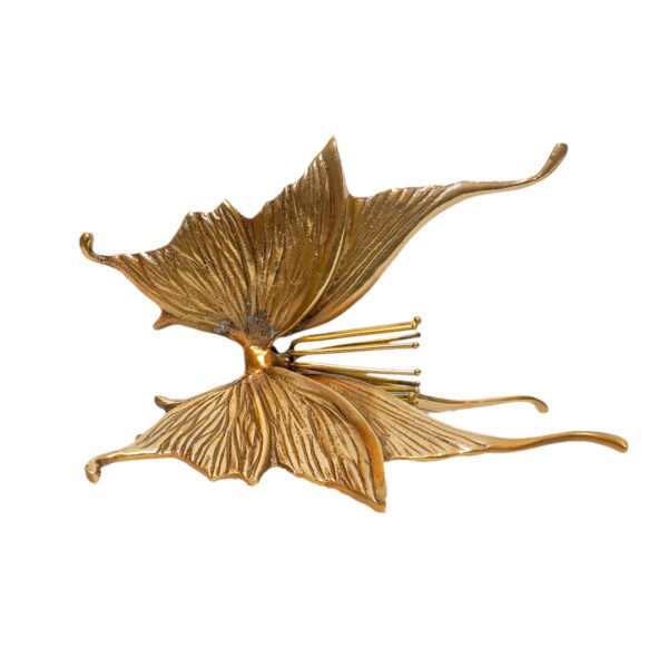 Brass Butterfly Candle Holder 5.5 Inch KBH11087