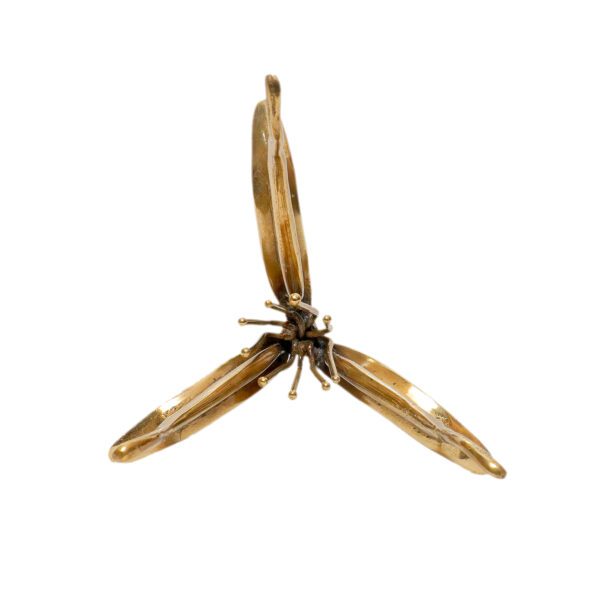 Brass Butterfly Candle Holder 5.5 Inch KBH11087