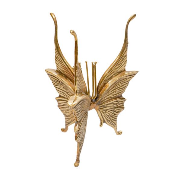 Brass Butterfly Candle Holder 5.5 Inch KBH11087