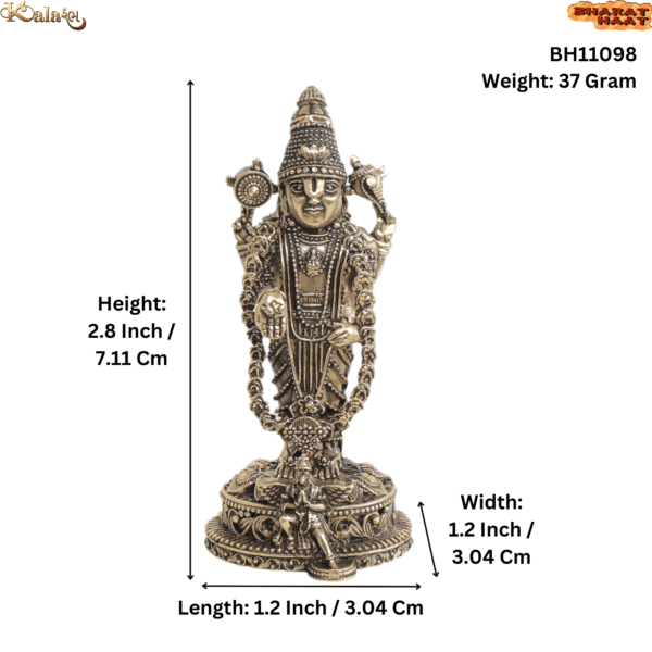 Brass Balaji, 2.8 Inch BH11098