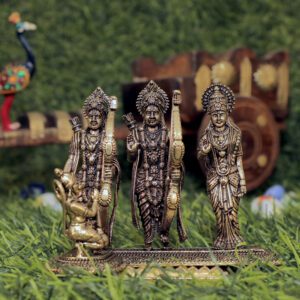 Brass Ram darbar, 5.8 Inch KBH11121, Weight is 1.034 Kg, 1 Pcs